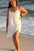 This dress is so comfortable, the material is really soft, its a little sheer but there's a lining inside so it's not see-through... definitely a keeper... - Jennifer B.