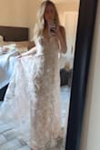 I love the dress on the hanger but when I put it on I felt like Glenda the good witch. The color is nice. - Haley C.