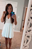 I wore this to my bridal shower and absolutely loved it. Got so many compliments!! - Rebecca P.