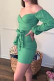 Love this dress, the shoulders were a little big and the hips a little tight but that's because of my body type. It looks really good on. - Tina S.