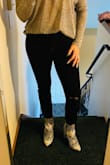 I love that these go with everything! They're a little snug, and after wearing them for a few hours my toes hurt, but not too bad. - Cori S.