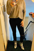 These are AMAZING jeans. I haven't washed them yet, so we'll see how the dark black holds up after that, but these are so cute and go with everything, dressed up or down! - Cori S.