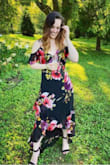 LOVE this dress! It's extremely comfortable and I love how the straps are adjustable and the waistline tapers in just enough to show off you waistline! Since the fabric does not have any stretch, I ordered a medium (I have wide hips and a wide ribcage) and it fit perfectly! - Laura A.