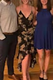 Absolutely loved the fit of this dress (size M) and got so many compliments! Such a pretty pattern and the fabric was so comfortable! The perfect dress for a wedding guest! - Courtney K.