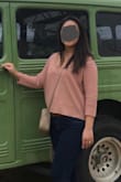 Super cute! Love the color and the crop look. - Sun Y.