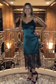 Wore this on a weekend getaway with my husband for our second wedding anniversary and it fit perfectly and was a great length! - Jasmin V.