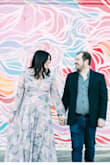 I bought this dress for my engagement photos and boy was it such a great choice! I had originally ordered it in an Medium but it did not fit my bust so I exchanged it for a large. The large was slightly loose on top, but nothing a quick pin couldn't fix. If you are considering this, definitely go for it! The dress made me feel beautiful and was made so gorgeous! I got so many compliments on it! - Jennie K.
