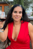 I was super surprised how great this dress fit. When I walked out, my husband's jaw dropped. The dress fits to your body but doesn't squeeze it. Definitely want to wear a thong. The front draping is very flattering. I highly recommend this dress for a date night or holiday party. You will get attention - in a good way. - Tamara H.