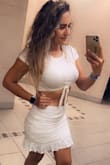 I ordered size M and S. I kept size S. It runs a little large. - Azucena U.