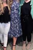 Love this dress!!! Wore it to a friends bday dinner but it will also be great for the office! Love the blue colour so much! I am 5'9 and the length is perfect - Lisa B.
