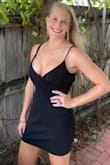 So when I first got this dress, it fit perfectly. Typically I order a XS but went one size up to a small and very glad I did cuz then it fit perfectly. However, after I washed it, the liner under was too long and now hangs past the length of the dress. I'm very confused how this happened or what happened and now I have to figure out what to do with the liner so I can wear the dress again. Kinda disappointed. - Rachel G.