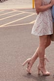 I suggest ordering a half size up. The straps don't always stay up, but they're super cute, tons of compliments. - Mandy L.