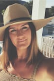 IT'S A BEAUTIFUL HAT. IT CAME WITH TWO WRINKLES IN THE RIM FROM SHIPPING BUT OTHERWISE GORGEOUS. - Monica H.