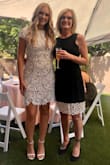 Absolutely adore this dress! Modest neckline and length made it the perfect dress for my bridal shower. I'm super tall with athletic build so I needed the large for length, but got it taken in at the sides because it was a little loose. Got so many compliments, it looked amazing! - Chelsea L.