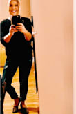 I like that it's comfortable enough to wear while doing hair all day in my salon and can be casual or dressy, got several compliments from my clients. - Penny D.