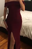 I needed a dress for an outdoor wedding now in October & didn't want to break the bank being that I'm just a plus 1. When I tell you guys I was so happy when I tried this dress on. It fits so beautifully, literally fits like a glove. I'm pretty skinny, not busty, but I do have shape & a booty lol so I like for things to hug my curves. The dress is a perfect fit, not too long with heels on. The bust area is perfect esp with a strapless bra. The material is nice and thick without being too heavy, which was important to me because I hate cheap material. Also, October in PA is super cold so I didn't want to freeze. This was my first time ordering from Lulus so I'll definitely keep them in mind the next time I have an event to go to! - Keila M.