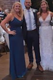 Such a gorgeous dress!! Fit perfectly and was so flattering. A bit long but after alterations it was perfect. Very comfortable! - Whitney W.