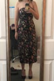It's long, I'd Have to get it hemmed. The bust fits a little weird, it bunches up around my rib cage. A medium would have been too big, small is a little tight when I sit down. I'm debating hemming and keeping it or just sending it back. - Alex T.