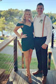 This dress is so cute but it does run on the shorter side if you're a tall gal. - Brittany F.