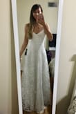 After a long time looking for the perfect dress I decided on this one. I am so in love with it! It's exactly what I expected! Definitely wearing at my wedding! - Luciana F.