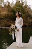 I got this dress in a size small for my wedding at it was as close to perfect as I could have imagined. Material is comfortable and fit close to the measurements advertised. - Kaylee H.