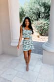 5 stars! I absolutely love this skirt! I purchased it with the matching crop top and couldn't be happier! The fit is perfect and I received many compliments. Definitely recommend. - Cassandra F.