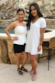 I wore the white version in a small to my wedding dress appointment and it was exactly what I envisioned. I'm usually a medium, but the small was the right length for me and still not too tight on the shoulders. This dress is super comfy and you can make it as formal as you like! I wore these with Lulus Raelynn heels. - Anja G.