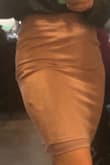 This skirt is cute and I love to wear it, but there is a liner (of similar color) that peeks out very often and makes the skirt look cheaper. I wore it for some pictures and had to discard a few pictures because the liner was visible. - Kathryn R.