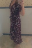 Great dress for a fall wedding! Definitely had to add a safety pin to the neck line to prevent it from opening up but over all the dress was comfortable, light and fit great! - Nancy S.
