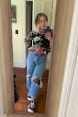 This pair of jeans started the AGOLDE obsession and I've purchased 4 more pairs of the 90s style/criss cross. They run big so I get them in a 27 for a more fitted look. I'm 5'4 and have to hem them shorter. Love the button fly, they're super comfy and I always get complimented on them. - Perry F.