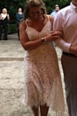 I absolutely LOVE this dressy It fits true to size, and the material is very comfortable! I wore this for my rehearsal dinner, and it was PERFECT! :) - Emily G.
