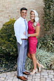 It was a little tight, but I wanted it that way. It was the perfect length and I loved the color. Perfect wedding guest dress! - Katie Z.