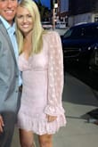 I loved this dress on. It is very flattering and the ruffles on the sleeve make for very cute detail. So many compliments when I wore it.

I will say, I ordered a size up (L) because I have long legs so dresses run shorter on me. The V is pretty deep so I got that taken in. Overall I would give this 4 stars with the alterations included. - Alexis E.