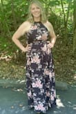 This dress was perfect for my parents vowel renewal. I got so many compliments. The only thing is that it was a tad snug in the busy. It's a beautiful dress! - Chelsea H.