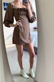 Obsessed with this little number! Can be dressed up or down. The detail on the top is super flattering. Can't wait to wear it out! - Sandy N.