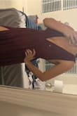 Ordered 3 dresses and this was by far my favorite. It hit perfect in all the right places. I had to get it hemmed about 3 1/2 inches but I expected that! The straps even have adhesives to stay put. - Kellie M.