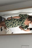 It's very loose in the chest area and fit everywhere else. I'm a size 32B and recommend at least a C or bigger. It looks awkward on small chest. - Alexia G.