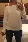 Love it! Fits just how it's pictured, little loose and slouchy! Medium thickness-good quality fabric. Slightly see-three because I got white, but really do-able. Overall I'd order another in another color. - Cory G.