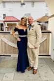I wore this to my daughter's wedding. I added the belt. What a great dress that compliments a woman's body. I got so many compliments! - Heather K.