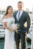This dress was exactly what I needed for my elopement! I had to postpone the large wedding to next year due to the pandemic so I decided to hold off on wearing the dress I originally got for my wedding and wanted something more simple! I have gotten so many compliments from this dress and it fit perfectly! - Kristi E.
