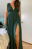 I love this dress so much! I had been eyeing it for TWO YEARS and finally decided to buy it even though I have no where to wear it yet (thanks COVID). The colour is stunning and the fit is so flattering. Lulus "back in stock" option is amazing and I got notice quickly when it was available for order. The dress arrived quickly and came out of the bag almost ready to wear. A hot steamy bathroom will let go of all the small wrinkles with zero effort. - Bailey J.