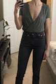 Love the clasps/snaps in the private area bc we all know how hard going to the restroom with a bodysuit can be lol. Comfortable, sexy, dress up or down. - Juliette W.
