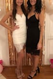 Wore this for a night out during my bachelorette weekend! Dancing was a little hard, had to pull it up a little when droppin' it low lol, but other than that I liked it. Wish the front V area was a little more open and form-fitting, but was happy with it! - Juliette W.