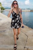 I instantly fell in love with the design and the flowy vibe from the bottom, the adjustable straps makes you to have the control to adjust at your preference the skort dress, I did not feel it tight or loose, it was just the perfect fit. Love itt!!! - Karla J.