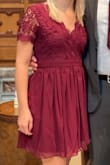 I got this dress for my sons baptism and it was perfect! I got a med but it was a little big. - Dana P.