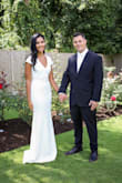 This dress was simply stunning and fit so perfect and comfortable! It was so simple. I wore dress to renew my 10 year anniversary vows. I just added my own belt to it. - Cassie B.
