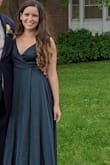 I bought this dress for a fall wedding and it was absolutely beautiful. I felt beautiful in the dress and I received many complements. I did have to hem the dress because it was long for my height.  Other than the length, the dress fit perfectly and I felt so comfortable in it. I highly recommend! - Kristin F.
