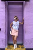 Wore for my bachelorette party and it was a hit! Love how comfortable it was and the color is a cute, soft pink! - Kara C.
