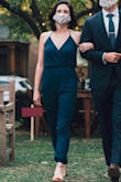 This jumpsuit was perfect for standing up in an early fall wedding. Comfy, easy to accessorize, and got a ton of compliments. - Emily P.