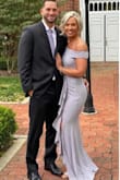 Ordered this dress for a black-tie wedding and received compliments all night long! I stood out among all the other dresses as I went with a color VS black. I will say since I'm 5'5", I could have had it hemmed so it wasn't so long but overall would recommend to anyone! - Kristen P.